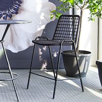 Contemporary bar chair Sailor indooroutdoorrope