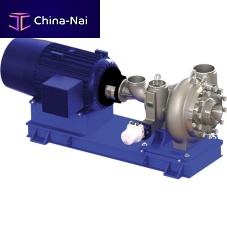 Hot water pump for cooling waterfor chemicalsfor food products
