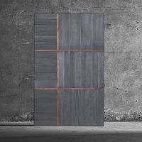 Iron wall cladding ALBERSindoorfree-standingcontemporary