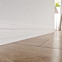 MDF baseboard ESTILOfor electrical wiring