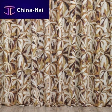 Curtain fabric GRADOnature patternFR polyesterwashable