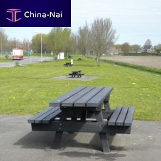 Contemporary picnic table recycled plasticrectangularsquare