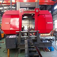 Band sawing machine for steelfor pipeautomatic