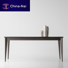 Contemporary dining table OLLLYoakashwooden base