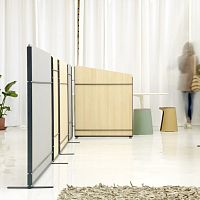 Mobile partition CALM aluminumfabricsteel