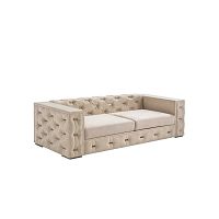Contemporary sofa CARAMELO QUILTEDfabricgraywhite