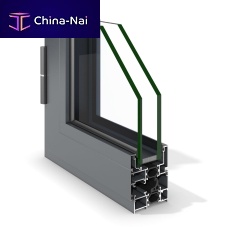 Aluminum window STYL-65casementdouble-glazedthermal break