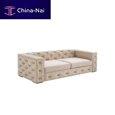 Contemporary sofa CARAMELO QUILTEDfabricgraywhite