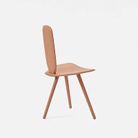 Traditional dining chair BAVARESK HIGHleatherstained woodhome