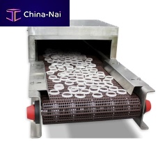 Conveyor oven heat treatmentinfraredair circulating