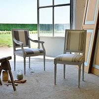 Louis XVI style chair LUIGI XVI QUADRAindoorfabricwooden base