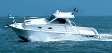 Inboard walkaround DC7 wheelhouse8-person max.1-cabin