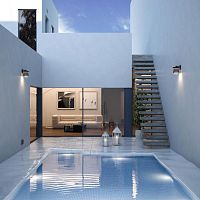 Straight staircase U-CRTconcrete stepconcreteoutdoor