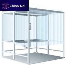 Stainless steel workbench for clean roomsmobilecompact