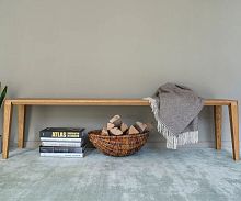 Contemporary bench KAoakwalnutoiled wood