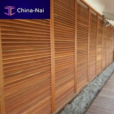 Wooden decorative panel PERSIENNE for interiorwallfor exterior fittings