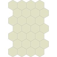 Indoor hexagonal tile LATTE (E)bathroomfloorwall