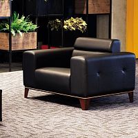 Classical sofa COMFORTfabricsteelblack