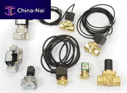 Direct-operated solenoid valve for gas