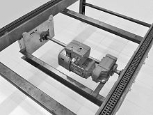 Chain conveyor transportmodularelectric drive