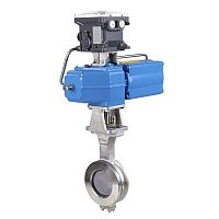 Butterfly valve LW seriespneumaticfor controlshut-off