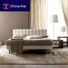 Double bed TENDERcontemporarywith headboardlacquered wood