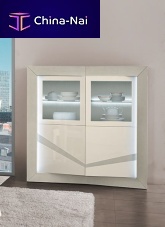 Contemporary china cabinet AMELIE AMB.AM5glasswooden