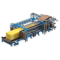 Slabstock PUR foam production line JFLEX evocontinuousdiscontinuous