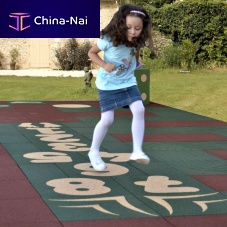 Rubber flooring HEXDALLE® HOPSCOTCHEPDMfor outdoor useindoor