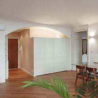 Contemporary kitchen SU MISURAmelaminehiddencompact