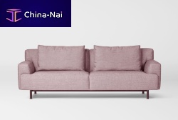 Contemporary sofa PLENTYwoolviscosegray