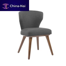 Contemporary restaurant chair BARBARA SE01 indoorfabricwooden base