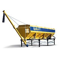 Horizontal silo Carsilos flexiblewith extractorweighing