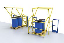 Security safety pivot gate Type Bswing
