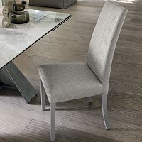 Contemporary dining chair BELLINZONA indoorfabriclacquered wood base