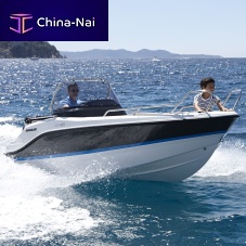 Outboard center console boat Activ 455 Opencruising5-person max.sundeck