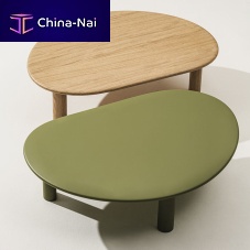 Contemporary coffee table GHIAwood veneerMDFterrazzo