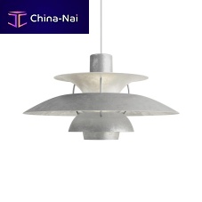Pendant lamp PH 5 Retakesteelfrosted glasscontemporary
