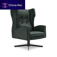 Contemporary armchair CASSANDRAfabricleathersteel