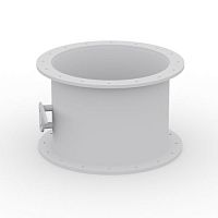 Butterfly valve leverstopdouble-flange