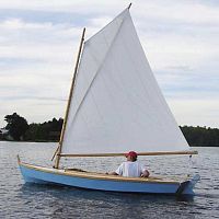 Single-handed sailing dinghy Zephyr 14traditionalrecreationalcatboat