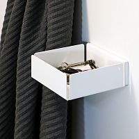 Wall-mounted soap dish B11 � basicpowder-coated steelmagneticblack