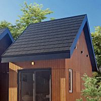 Interlocking roof tile PLANOflatsmallsteel