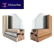 Wooden window profile WOODthermally-insulatedacousticburglar-proof