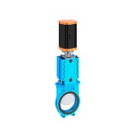 Knife gate valve WB 11with handwheelelectricpneumatically-operated