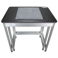 Contemporary table 104008036graniteSolid Surfacerubber