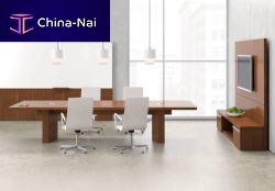 Contemporary multimedia cabinet NEOSfor conference roomslacquered wood
