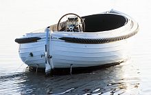 Inboard center console boat SLOEP 20 traditionalsundeckteak deck