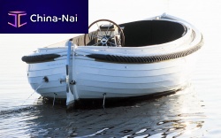 Inboard center console boat SLOEP 20 traditionalsundeckteak deck