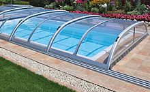 Low swimming pool enclosure NOVAslidingaluminummanual
